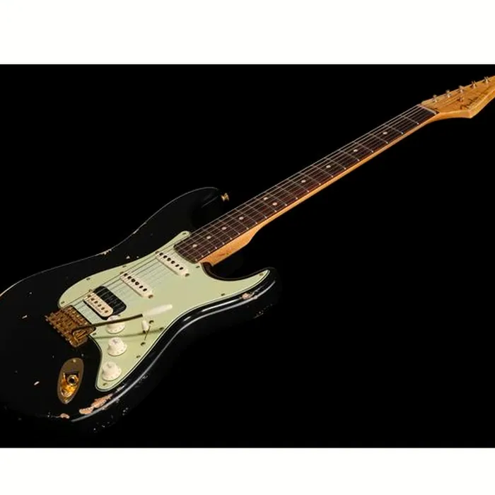 Fender 63 Strat RW Black Relic HSS – photo 10