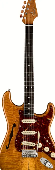 Fender Artisan Strat Thinline Spalted
