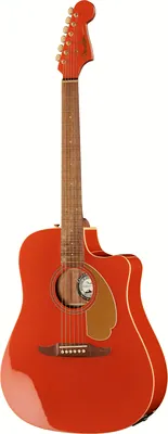 Fender Redondo Player WN Fiesta Red