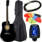 Guitare acoustique Fender Squier SA-105CE BK Bundle | Test, Avis & Comparatif