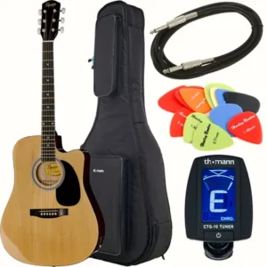 Guitare acoustique Fender Squier SA-105CE NA Bundle | Test, Avis & Comparatif