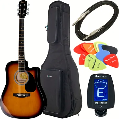 Fender Squier SA-105CE SB Bundle