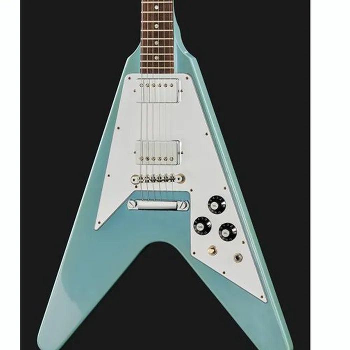 Gibson 70s Flying V Blue VOS – photo 6