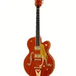 La guitare électrique Gretsch G6120TG Nashville Orange Stain , Avis et Test