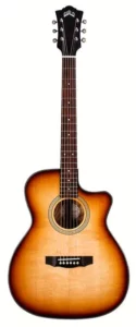 Guitare acoustique Guild OM-260CE Deluxe Burl LTD | Test, Avis & Comparatif