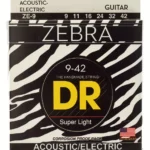 Cordes guitare DR Strings DR A ZEBR ZE-9 | Test, Avis & Comparatif