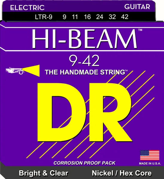 guitare DR Strings LTR-9 Hi-Beam