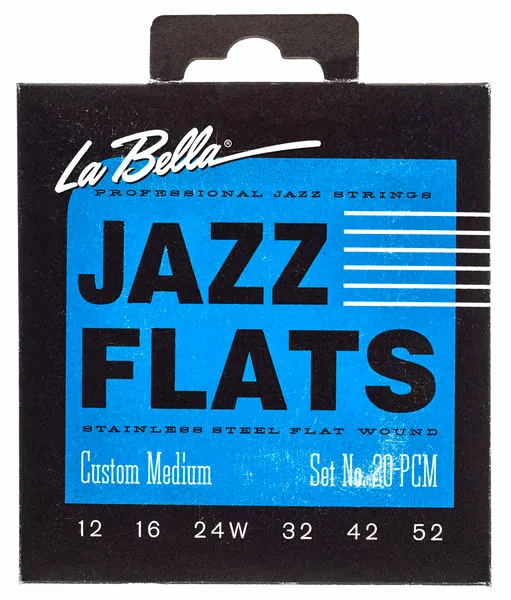 guitare La Bella 20-PCM Jazz Flats FWSS