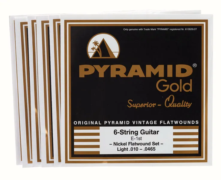 guitare Pyramid Gold Flatwound 010-0465