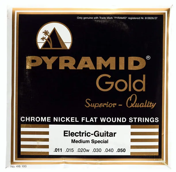 guitare Pyramid Gold Flatwound 011-050