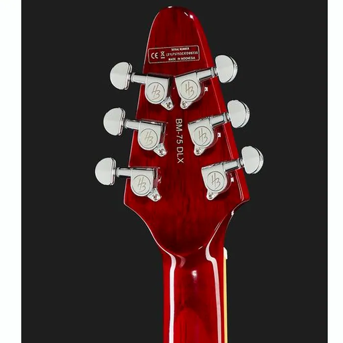 Harley Benton BM-75 Trans Red Deluxe w/Case – photo 9