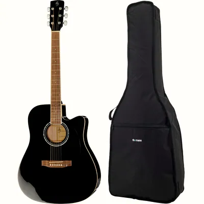 Harley Benton CLD-60SCE BK Custom Lin Bundle