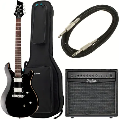Harley Benton CST-24 BK Bundle