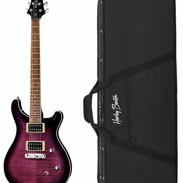 Harley Benton CST-24 Purple Burst w/Case – photo 2