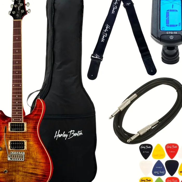 Harley Benton CST-24T LH Paradise Fla Bundle – photo 2