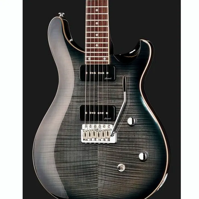 Harley Benton CST-24T P90 Black Flame w/Case – photo 6