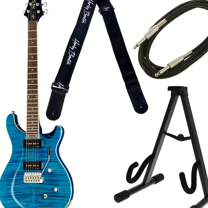 Harley Benton CST-24T P90 Ocean Flame Bundle – photo 2