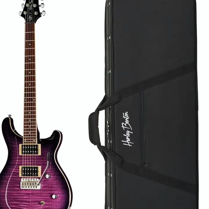 Harley Benton CST-24T Purple Burst w/Case – photo 2