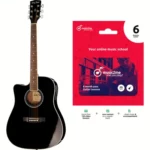 Guitare acoustique Harley Benton D-120CE-LH BK Bundle | Test, Avis & Comparatif