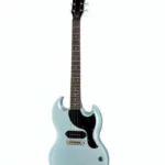 La guitare électrique Harley Benton DC-60 Junior Pelham Blue Test et Avis