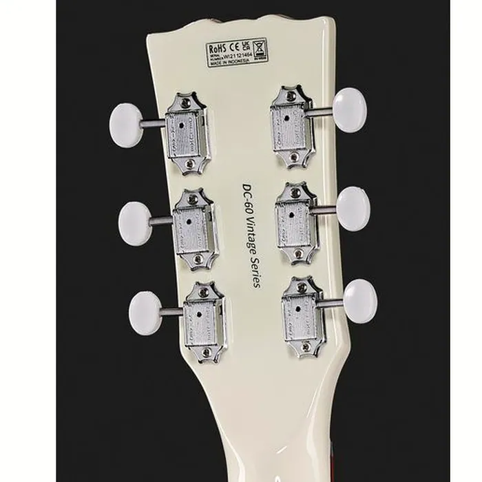 Harley Benton DC-60 Junior Polaris White – photo 9