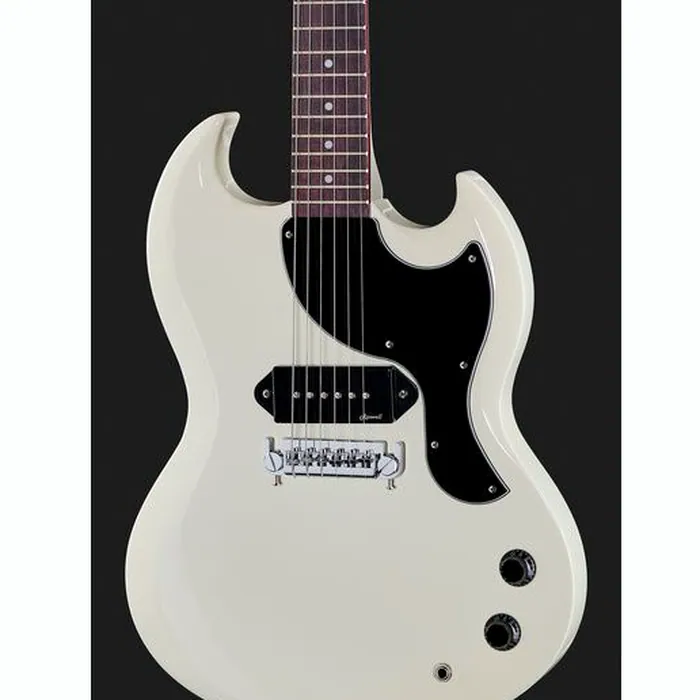 Harley Benton DC-60 Junior Polaris White – photo 6