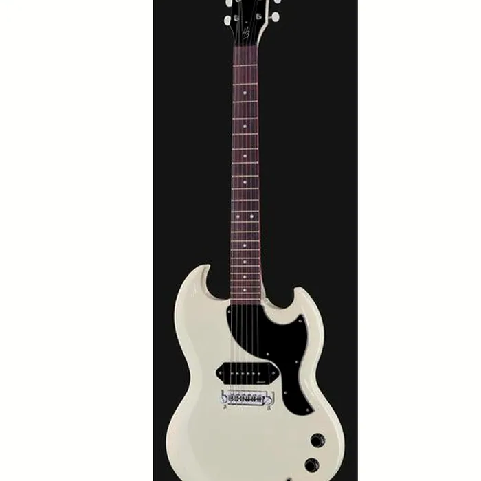 Harley Benton DC-60 Junior Polaris White – photo 4