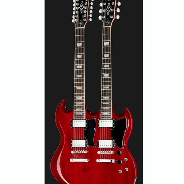Harley Benton DC-Custom II 612 Cherry – photo 4