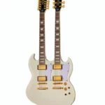 La guitare électrique Harley Benton DC-Custom II 612 White : Notre avis