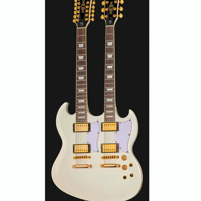 Harley Benton DC-Custom II 612 White – photo 4