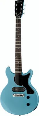 Harley Benton DC-Junior FAT LTD Ferris Blue
