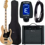 La basse électrique Harley Benton Enhanced MJ-4MN Natural Bundle | Test et Avis | E.G.L