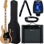 La basse électrique Harley Benton Enhanced MP-4MN Natural Bundle | Test et Avis | E.G.L