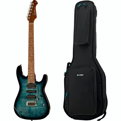 Harley Benton Fusion-II HSH Roasted FBLB Set