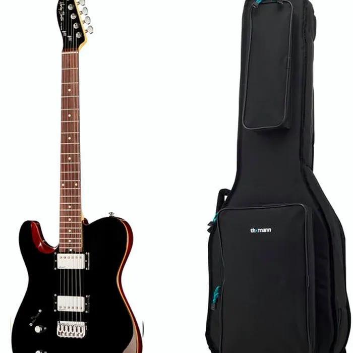 Harley Benton Fusion-T HH HT LH EB BK w/Bag – photo 2