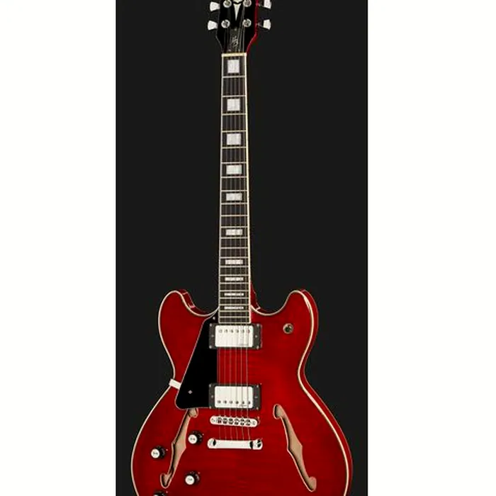 Harley Benton HB-35Plus LH Cherry w/Bag – photo 4