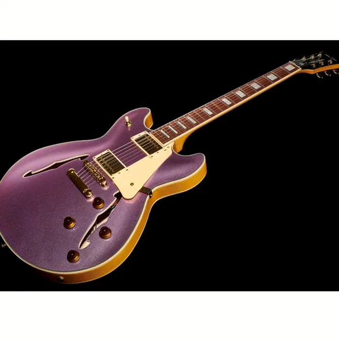 Harley Benton HB-35Plus Metallic Plum w/Bag – photo 11