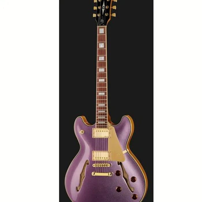Harley Benton HB-35Plus Metallic Plum w/Bag – photo 4