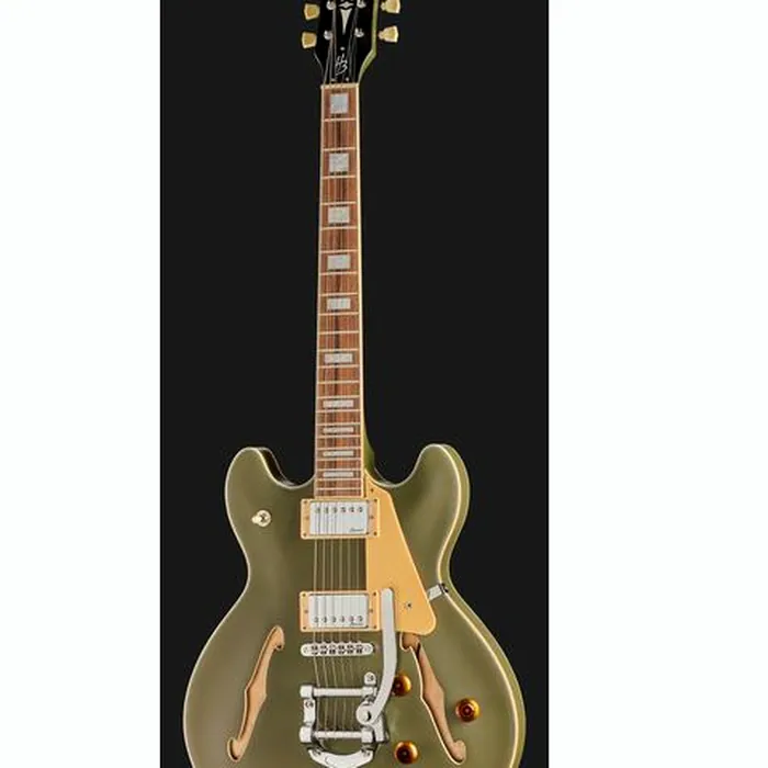 Harley Benton HB-35Plus Tremolo Olive Drab – photo 4