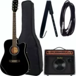 Guitare acoustique Harley Benton HBD120 CE BK Bundle | Test, Avis & Comparatif
