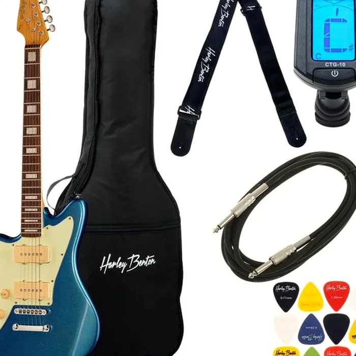 Harley Benton JA-60CC LH Lake Placid Bundle – photo 2