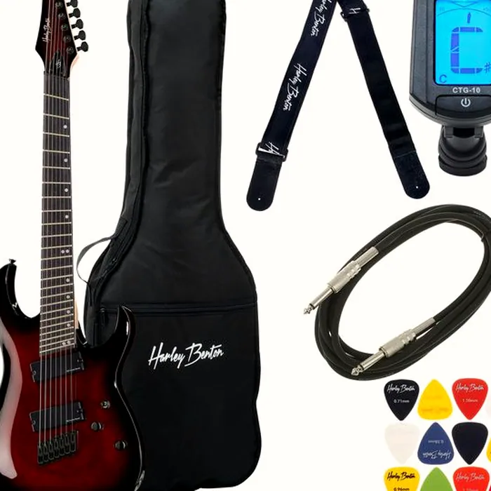 Harley Benton MultiScale-7 TPB Bundle – photo 2