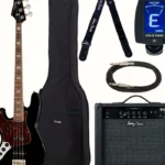 La basse électrique Harley Benton MV-4JB LH Black Set : Notre avis