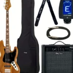 Avis basse électrique Harley Benton MV-4JB Natural Set
