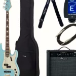 La basse électrique Harley Benton MV-4PJ Daphne Blue Set : Notre avis