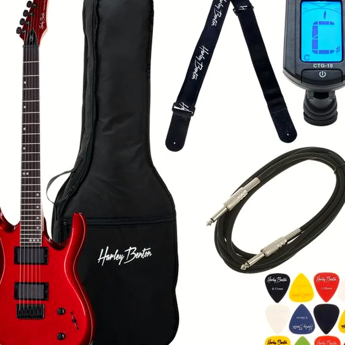 Harley Benton R-446 Blood Metallic Bundle – photo 2