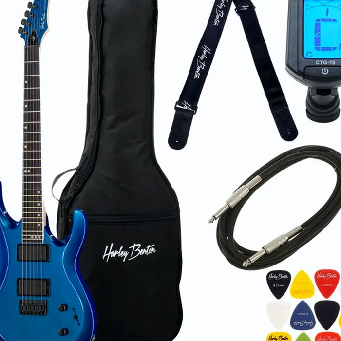 Harley Benton R-446 Blue Metallic Bundle – photo 2