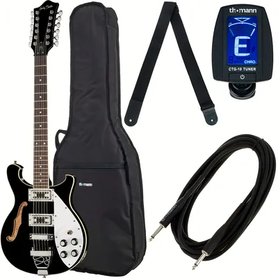 Harley Benton RB-612BK Classic Series Bundle