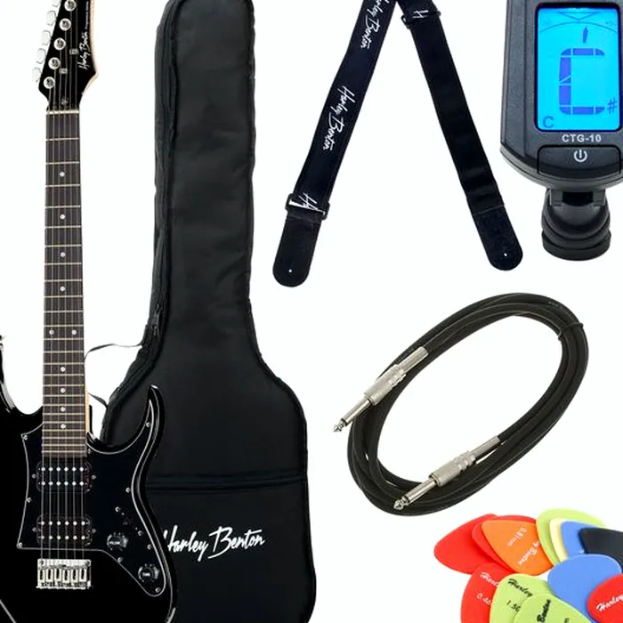 Harley Benton RG-Junior BK Rock Serie Bundle – photo 2