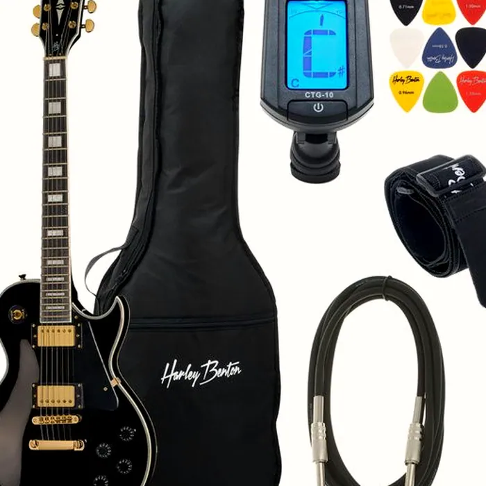 Harley Benton SC-500 BK Vintage Serie Bundle – photo 2